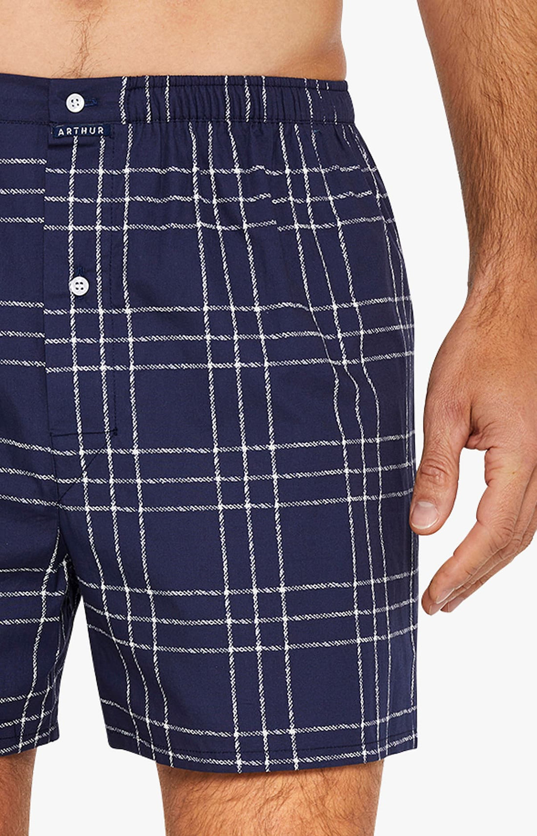 Caleçon classique Homme Lewis Marine 1