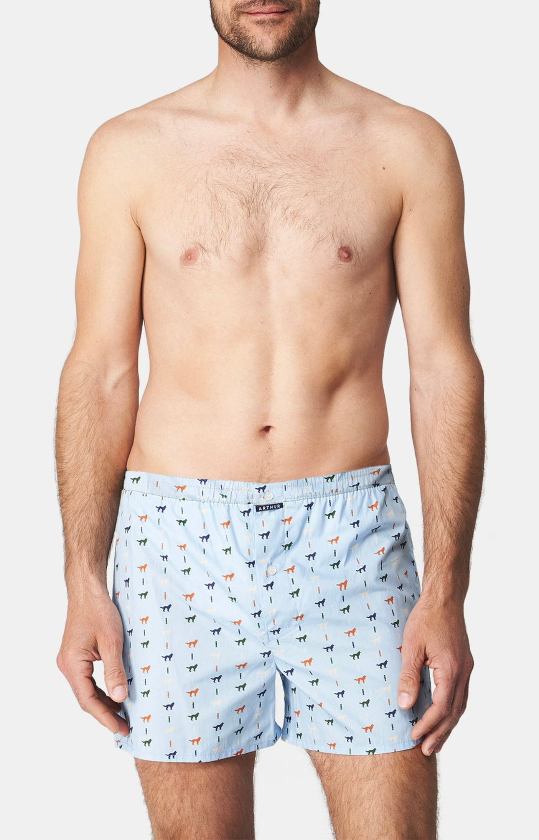 Caleçon classique Homme Jeune Loup Bleu 1