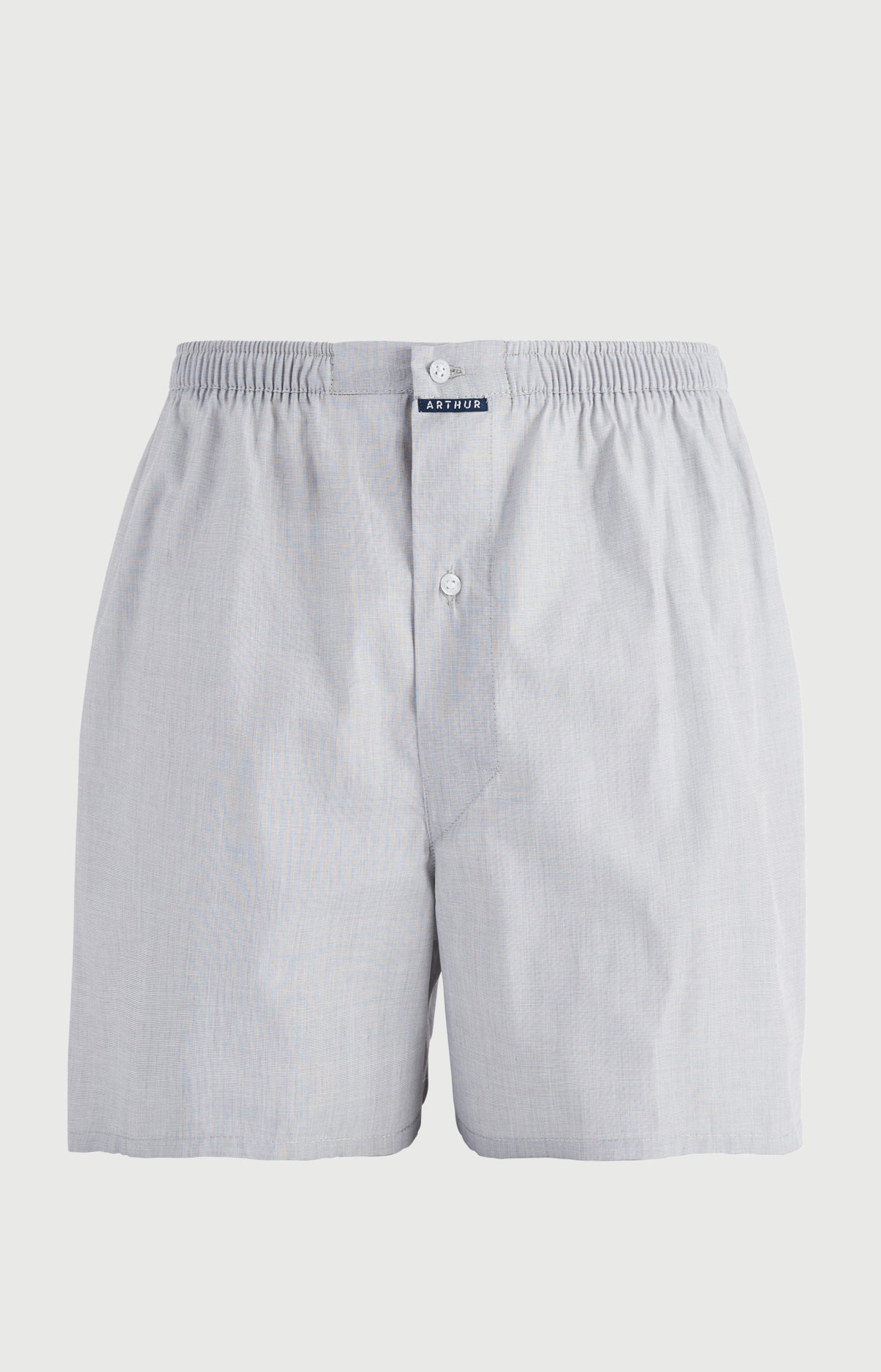 Caleçon classique homme uni gris clair 3