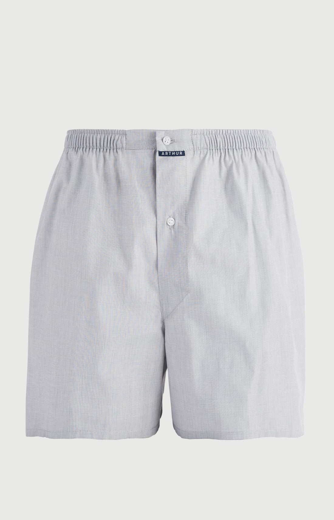 Caleçon classique homme uni gris clair 3