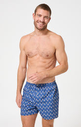 Caleçon sans suspensoir Bain de minuit Imprimé broderie baigneurs en maillots multicolores 2