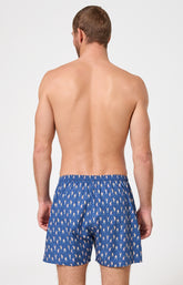 Caleçon sans suspensoir Bain de minuit Imprimé broderie baigneurs en maillots multicolores 5