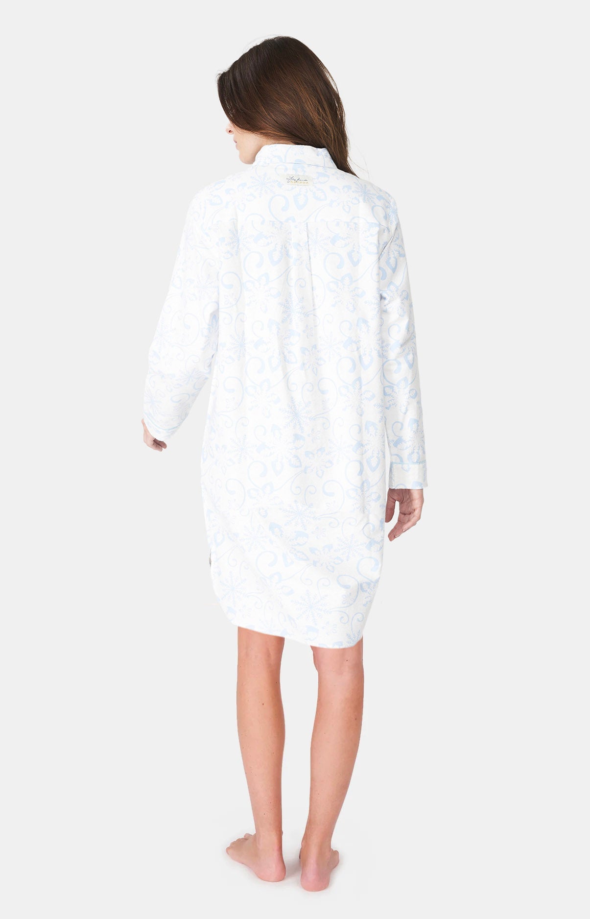 Chemise Grand-Père Femme Dreamland Blanc et Ivoire 5