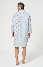 Chemise de nuit Homme Le Grand Prix du Sommeil Manches longues Imprimé voiture formule 1  5