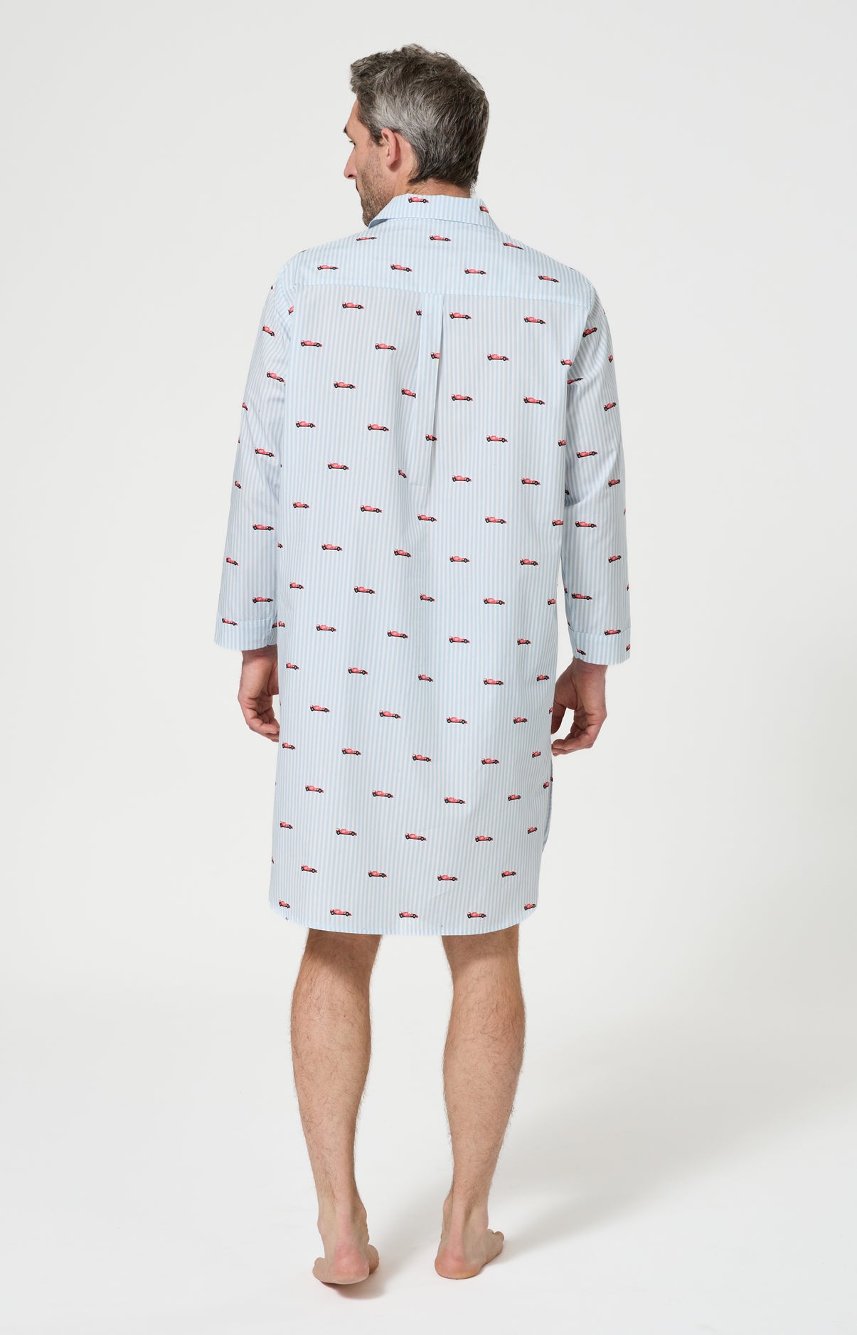 Chemise de nuit Homme Le Grand Prix du Sommeil Manches longues Imprimé voiture formule 1  5