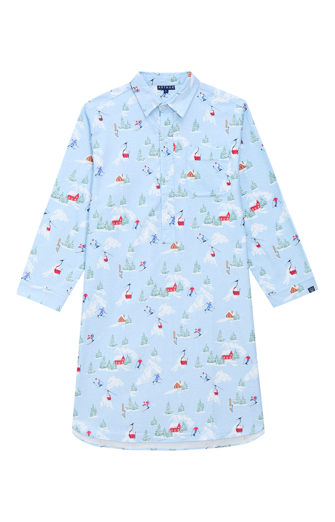 Chemises de nuit Homme Père Noël en altitude CIEL 3
