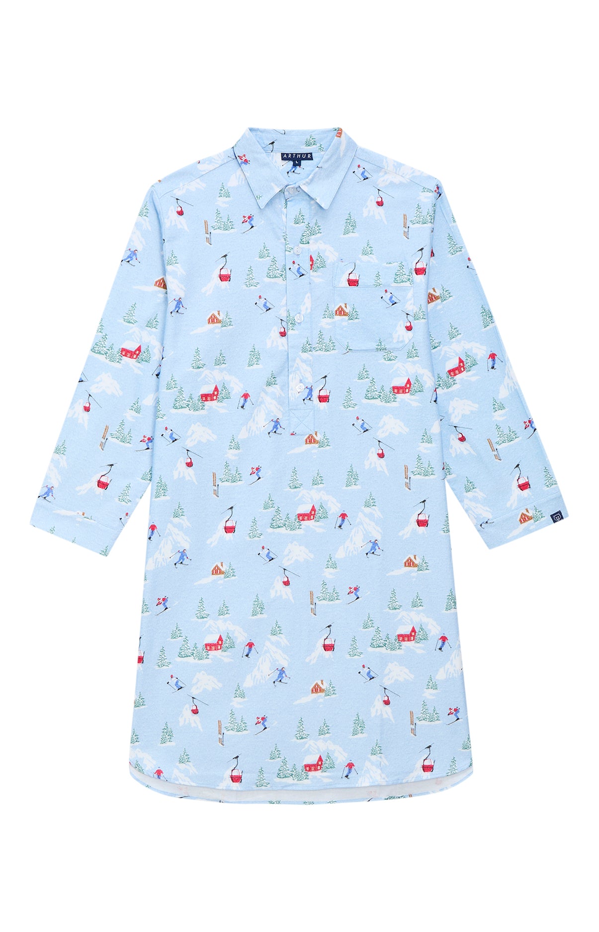 Chemises de nuit Homme Père Noël en altitude CIEL 3