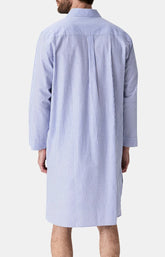 Chemise grand-père rayure Bleu 6