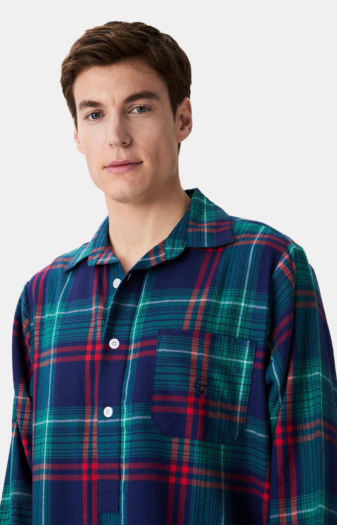Chemises de nuit Homme Père Thomas MARINE 2