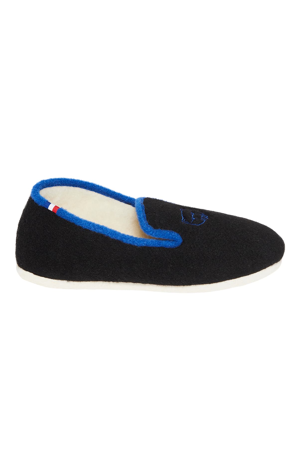 Charentaises Homme Laine Noir 3