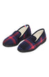 Charentaises Homme Carreaux Yale Marine 1