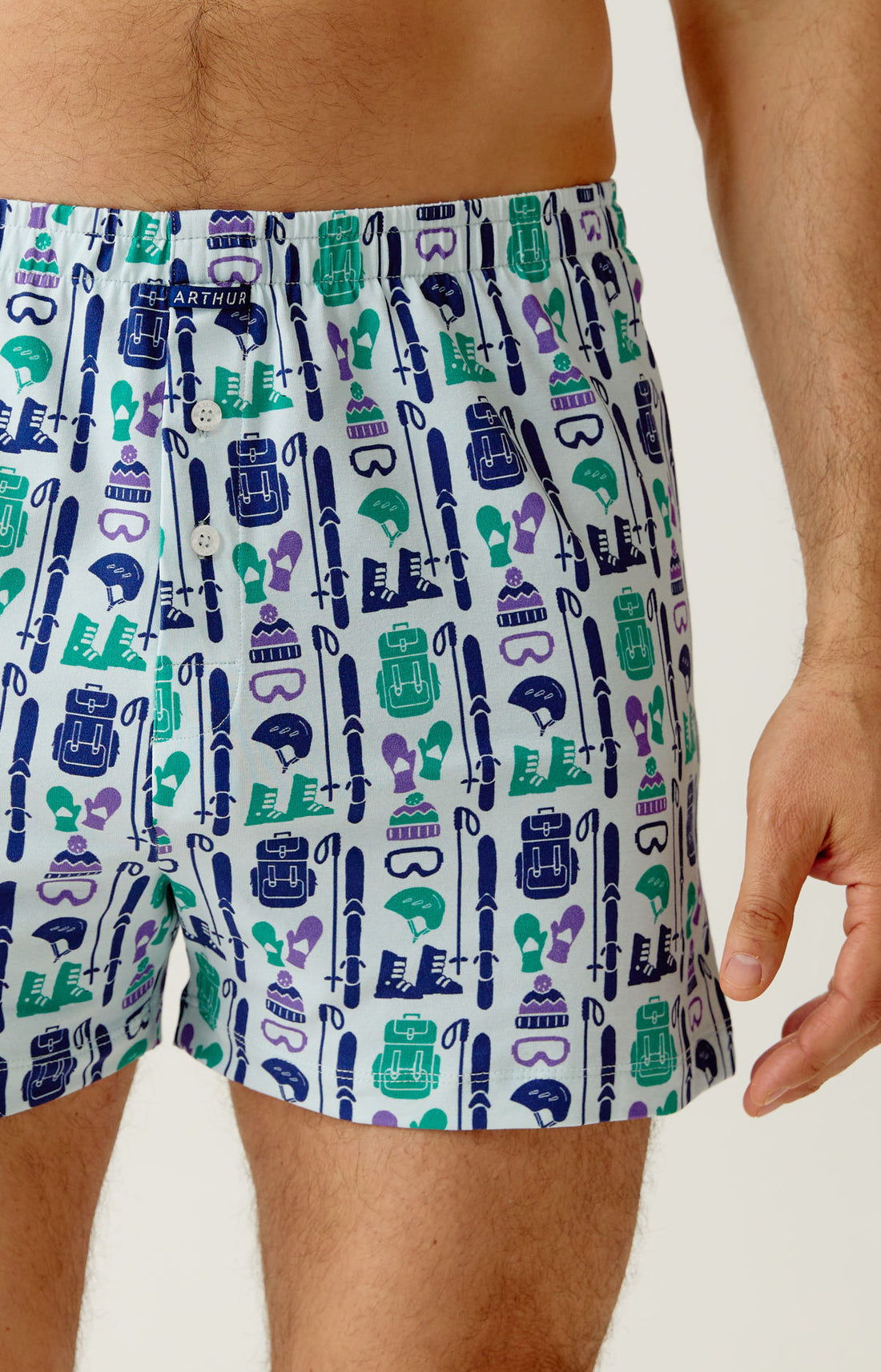 Caleçon classique en jersey de coton - Coup de moufle