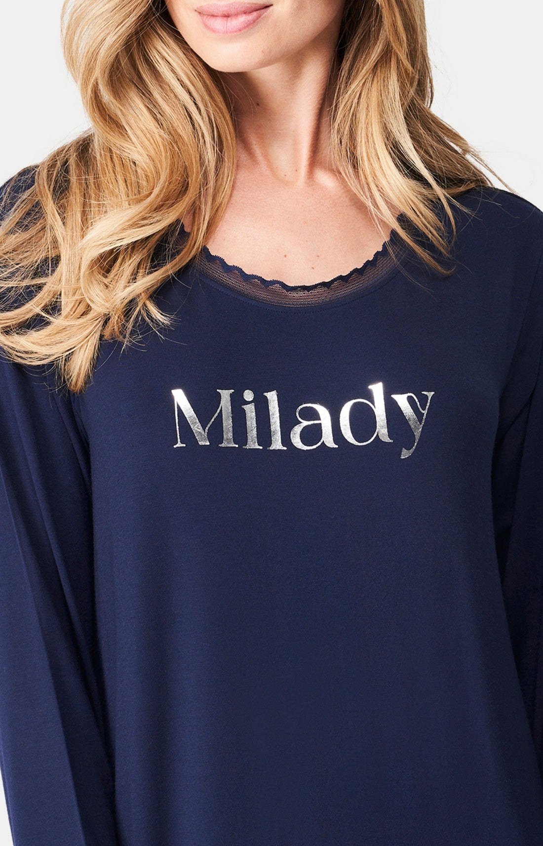 Chemise de nuit Femme Milady Marine 2