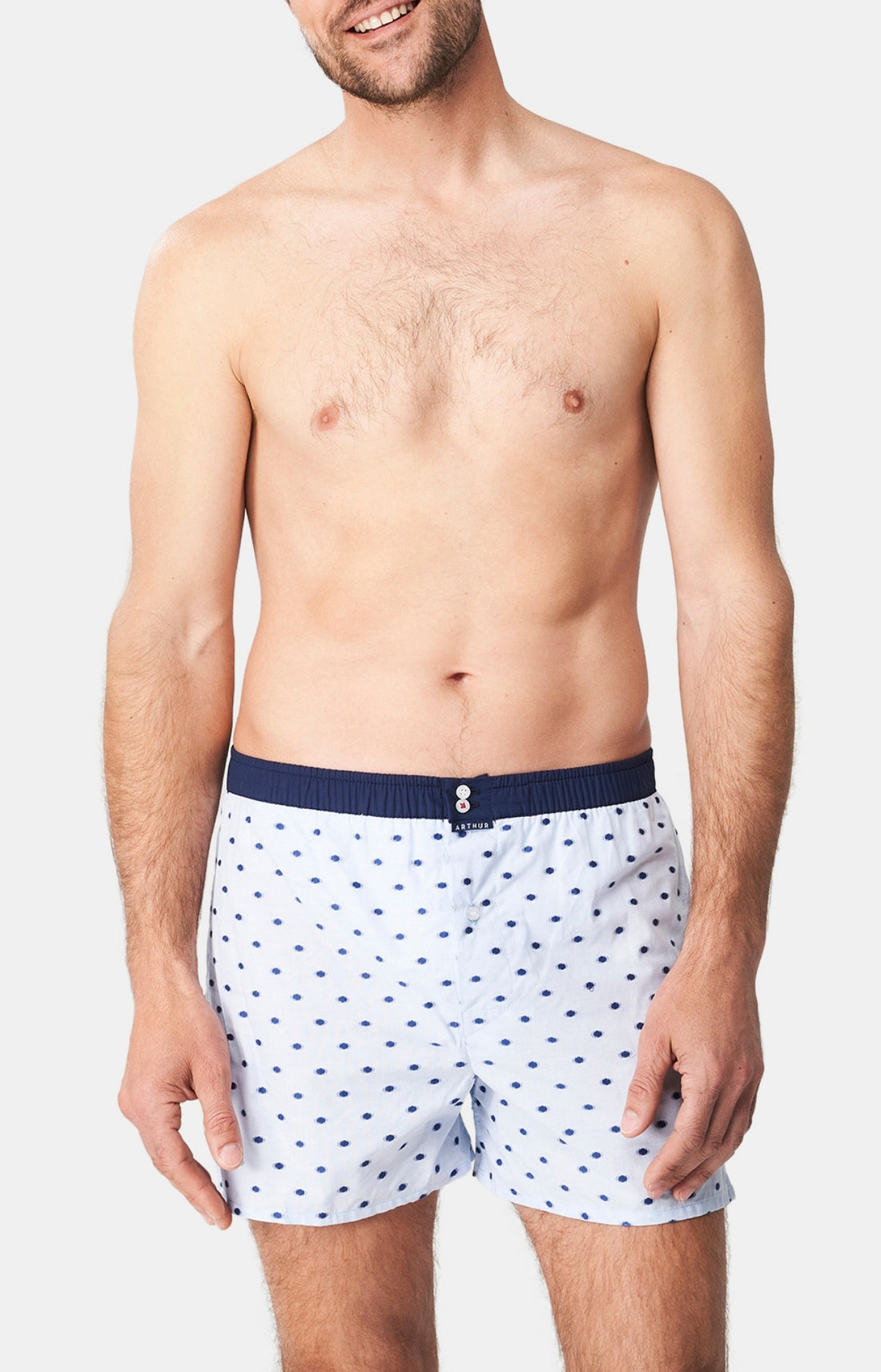 Caleçon avec suspensoir Homme Le Club n°1056 Bleu 1
