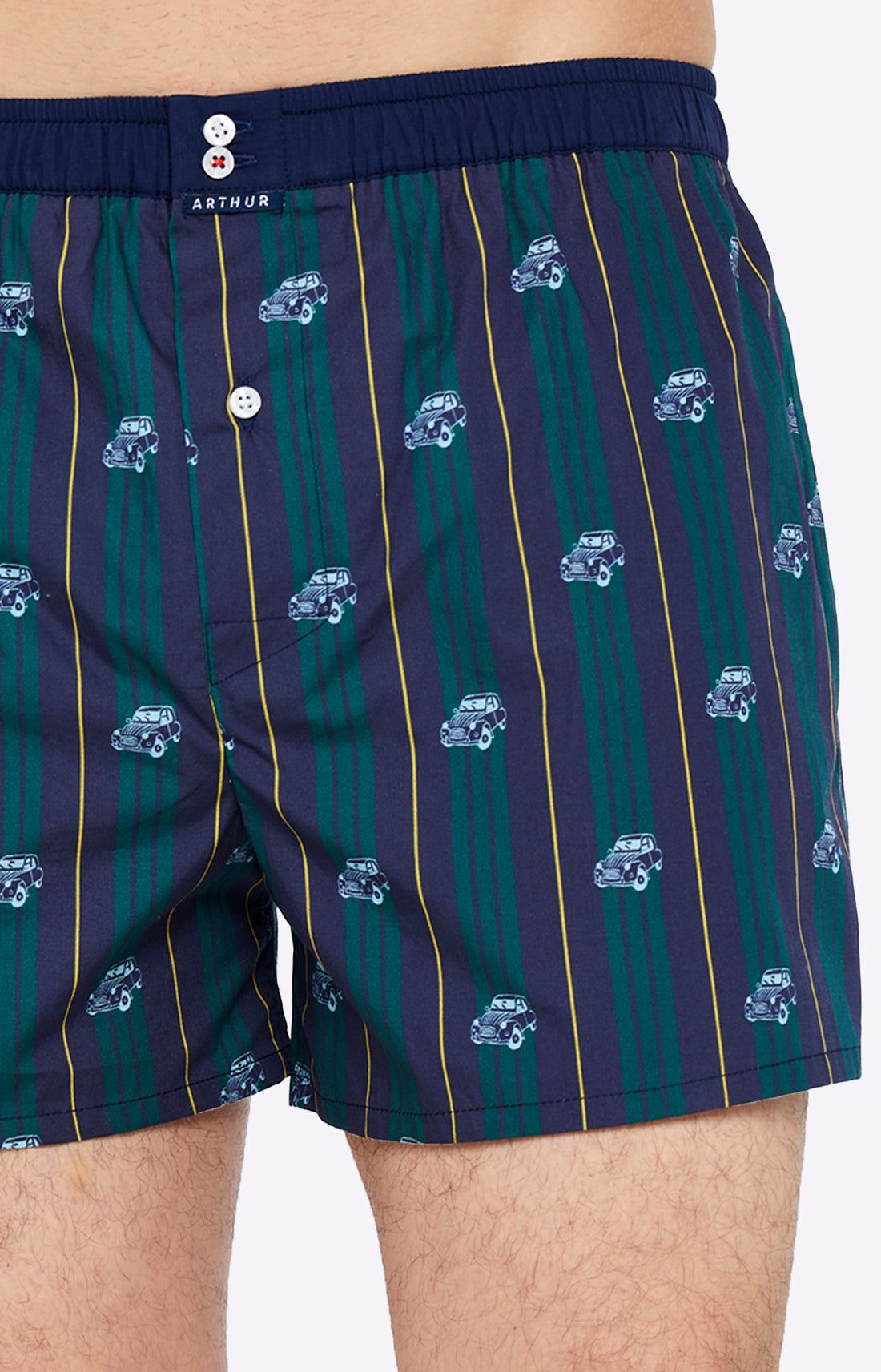Caleçon avec suspensoir Homme Le Club n°1075 Vert 2