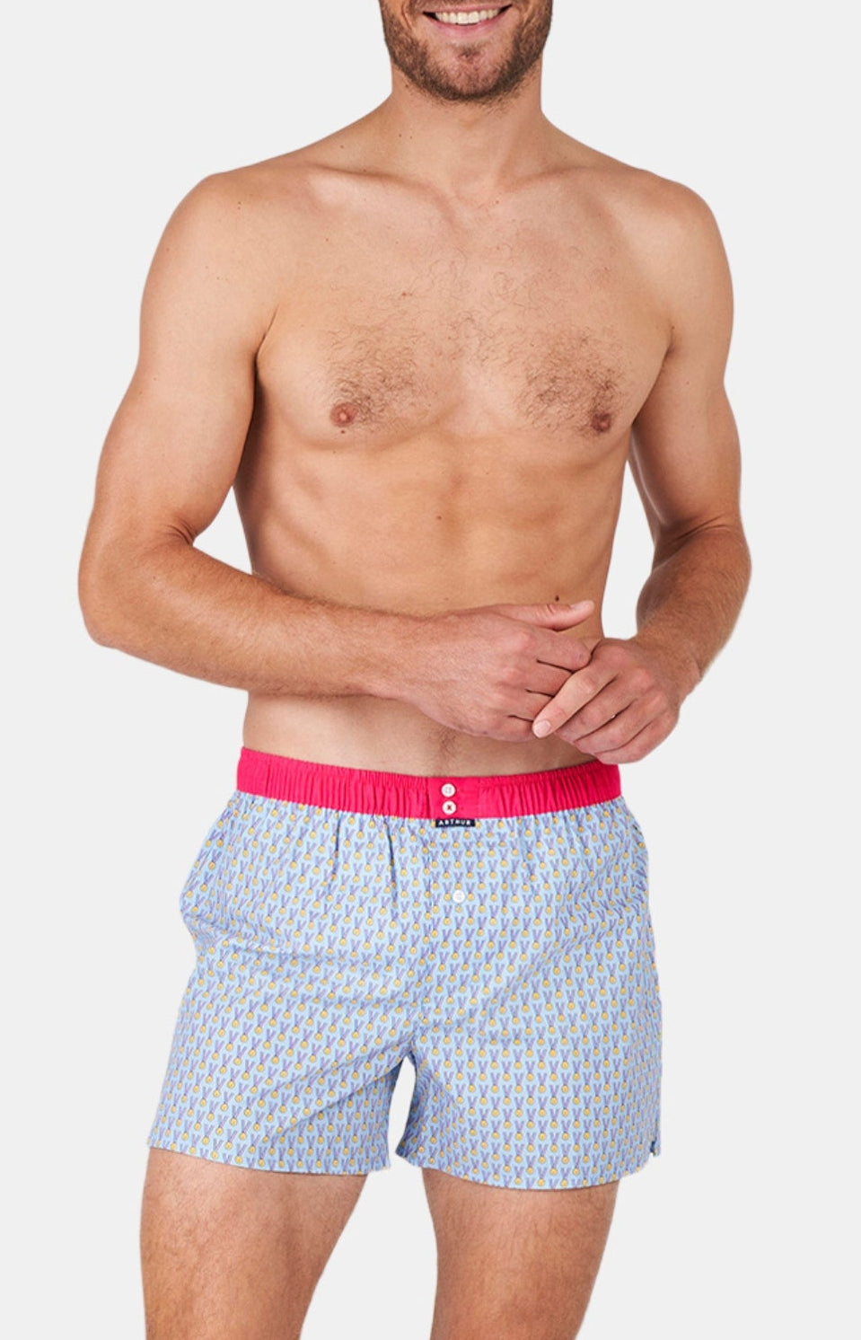 Caleçon avec suspensoir Homme Le Club n°1096 Bleu 1