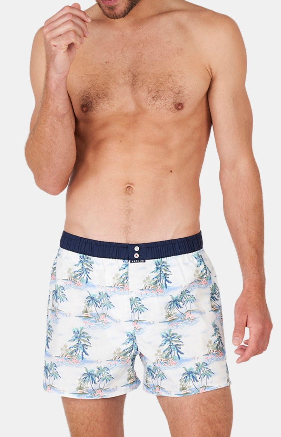 Caleçon avec suspensoir Homme Le Club n°1111 Bleu 1