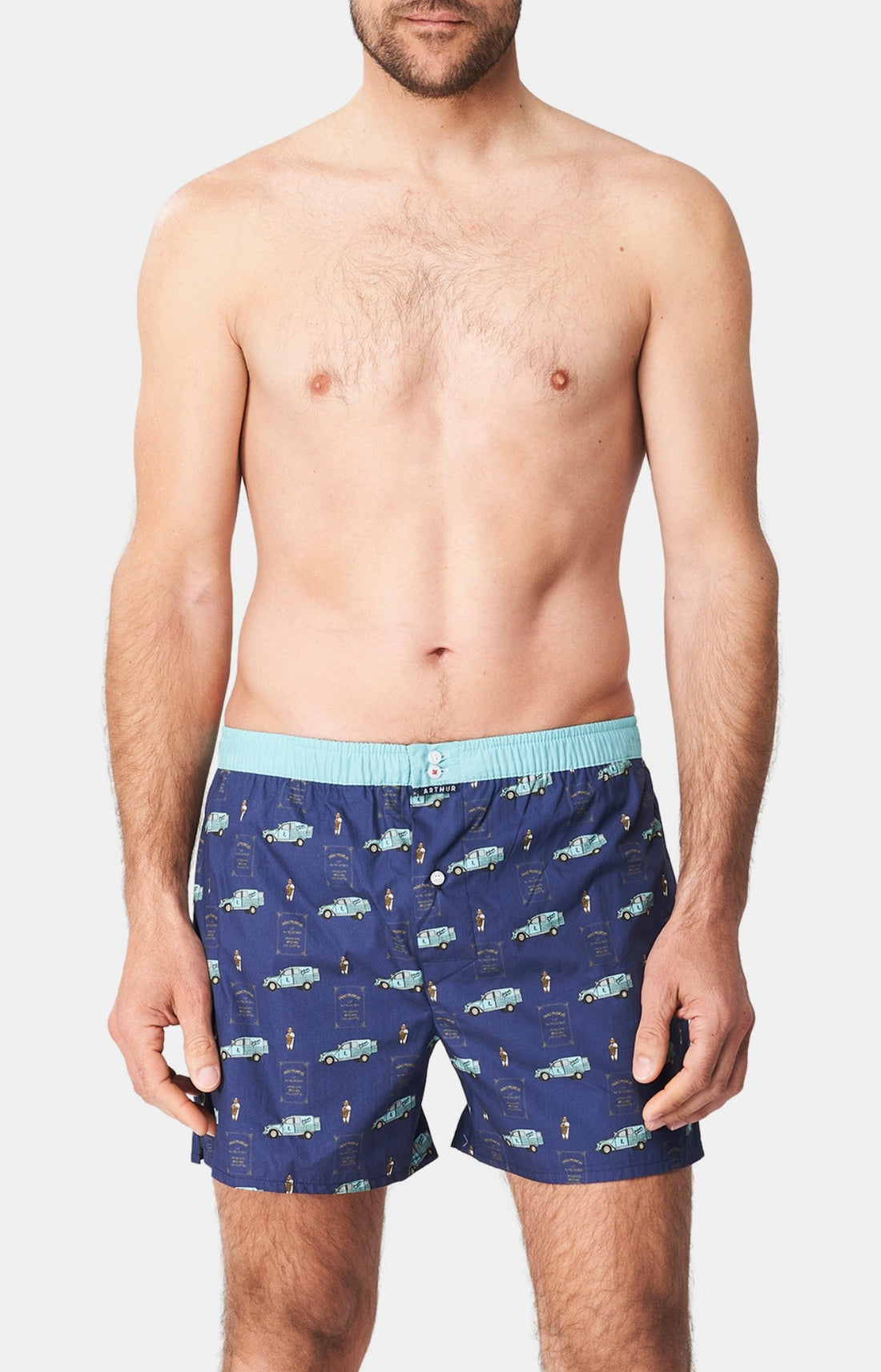 Caleçon avec suspensoir Homme Le Club n°1137 Marine 1