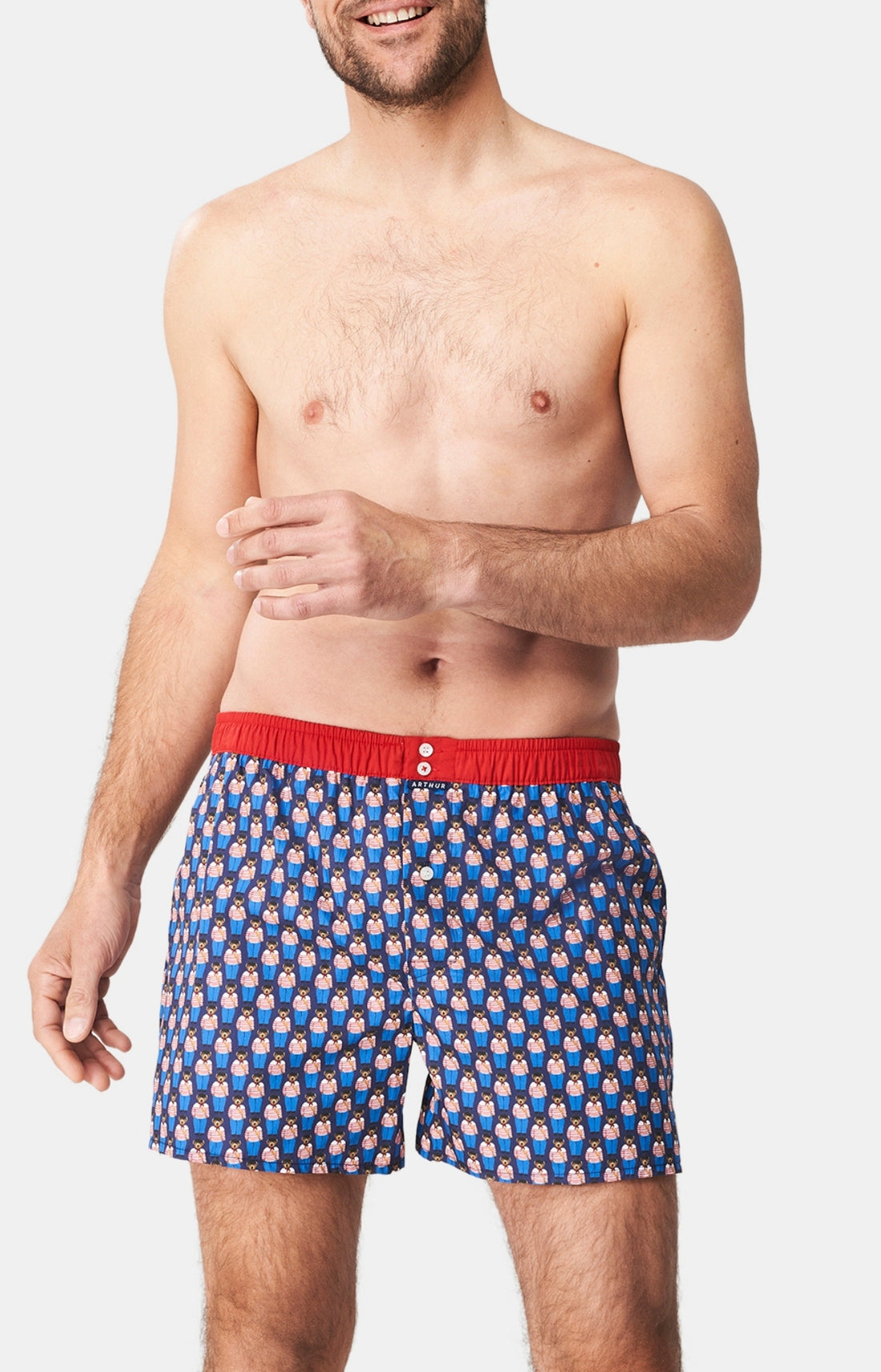 Caleçon avec suspensoir Homme Le Club n°1143 Marine 1