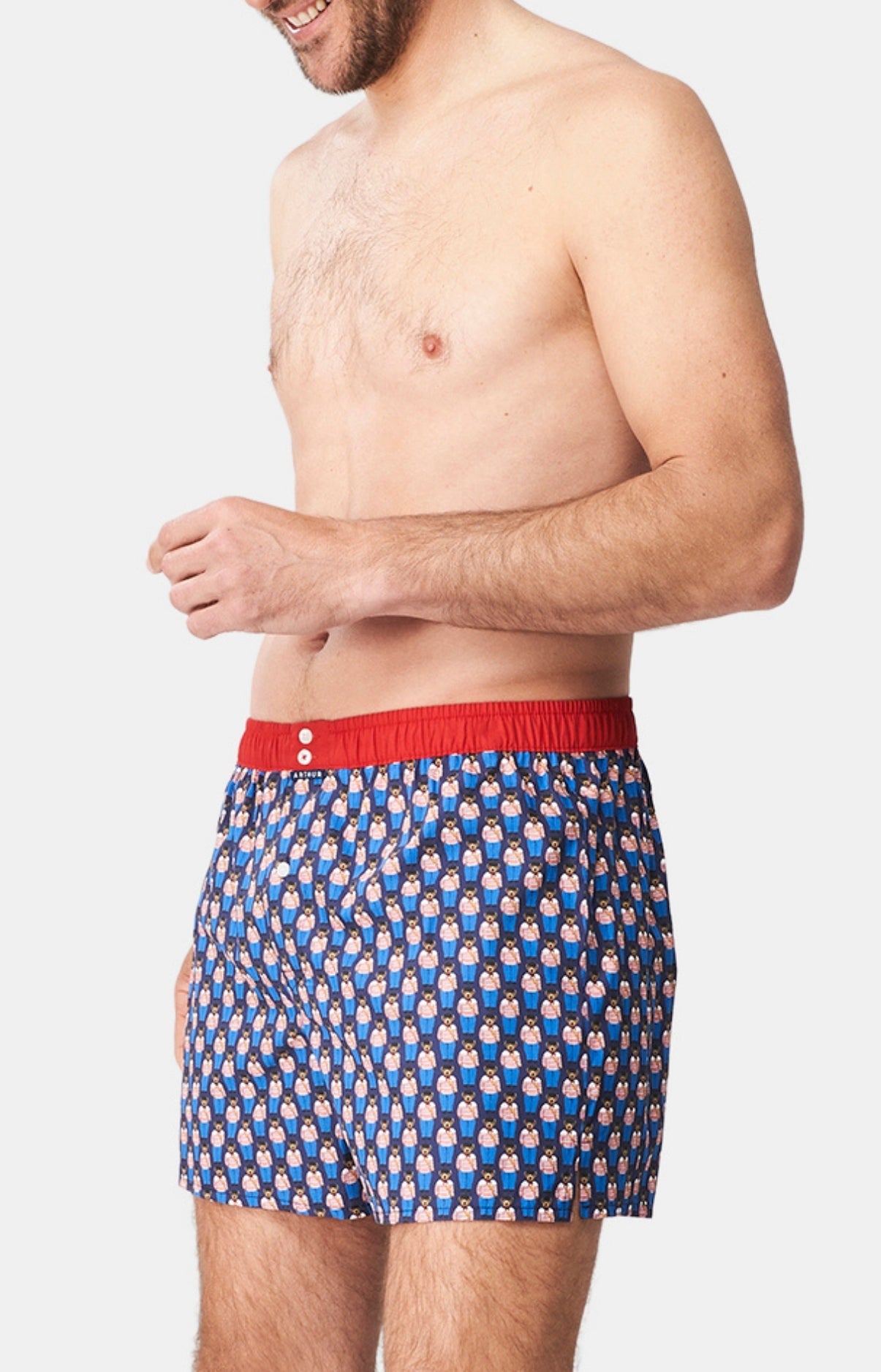 Caleçon avec suspensoir Homme Le Club n°1143 Marine 4