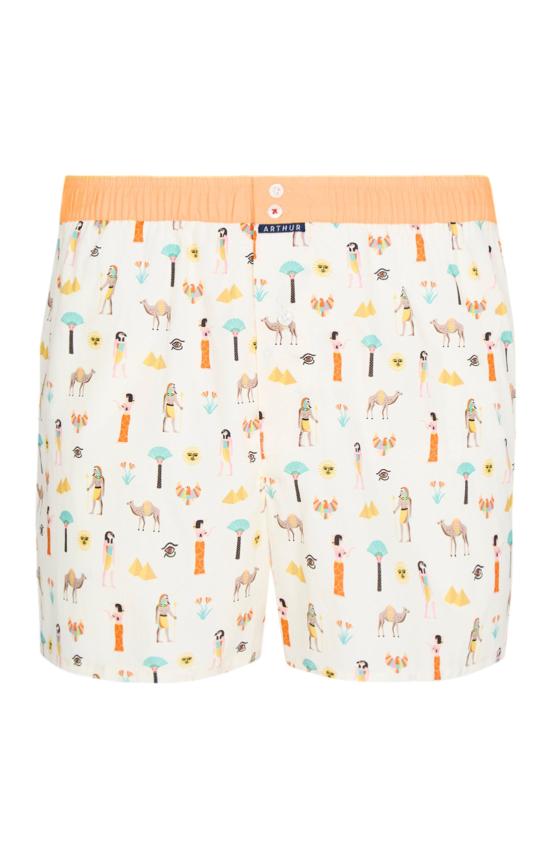 Caleçon avec suspensoir Homme n°1164 Jaune 3