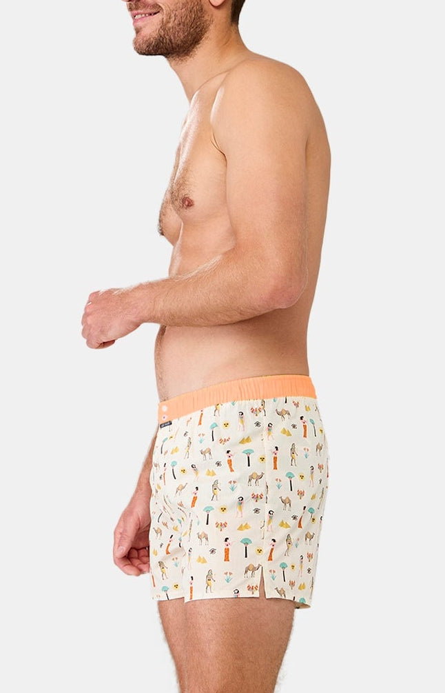 Caleçon avec suspensoir Homme n°1164 Orange 4