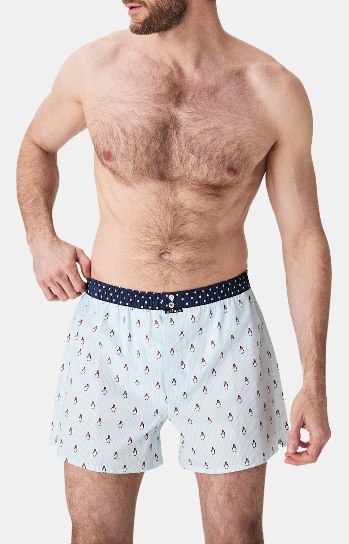 Caleçon avec suspensoir Le Club n°1174 LAGON pingouin 4