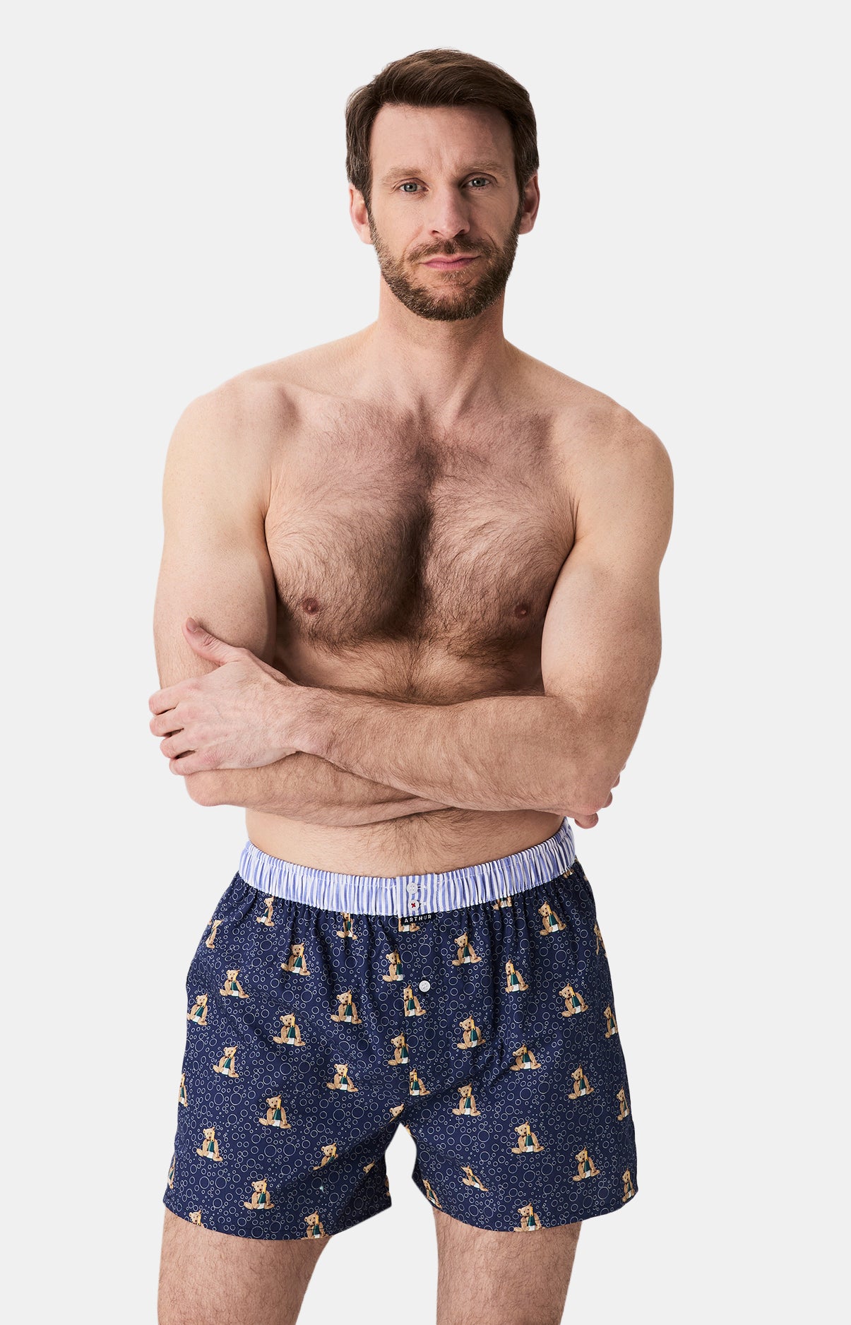 Caleçons avec suspensoir Le Club n°1184 MARINE 1