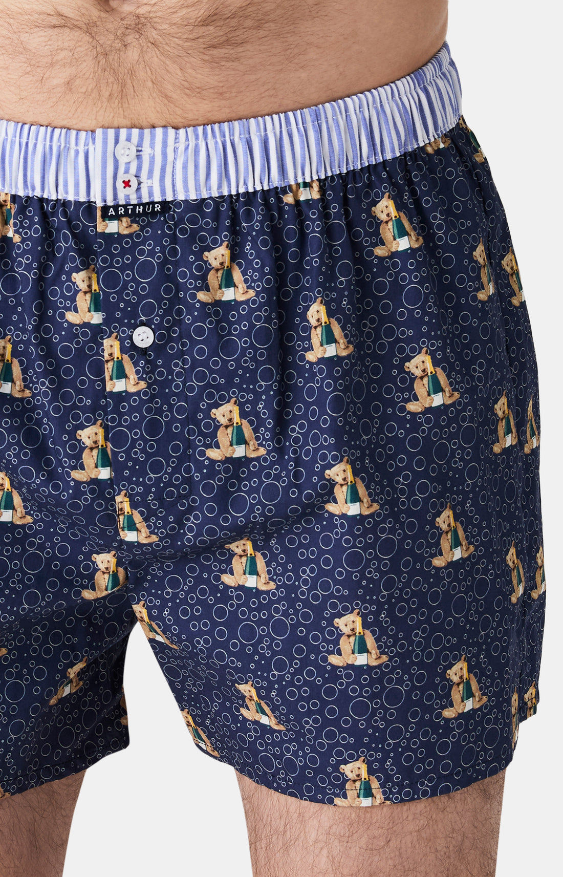 Caleçons avec suspensoir Le Club n°1184 MARINE 2