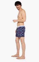 Caleçon avec suspensoir Homme Le Club n°815 Marine 4