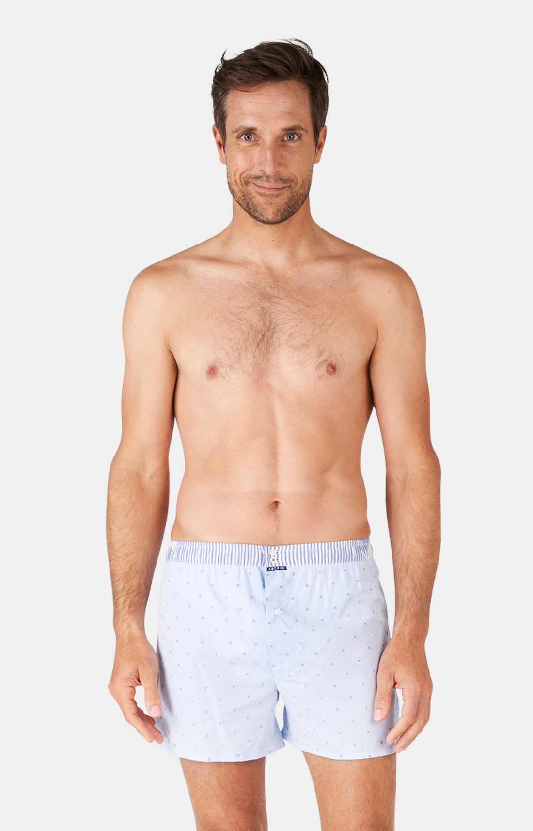 Caleçon avec suspensoir Homme Le Club n°006 Bleu 1