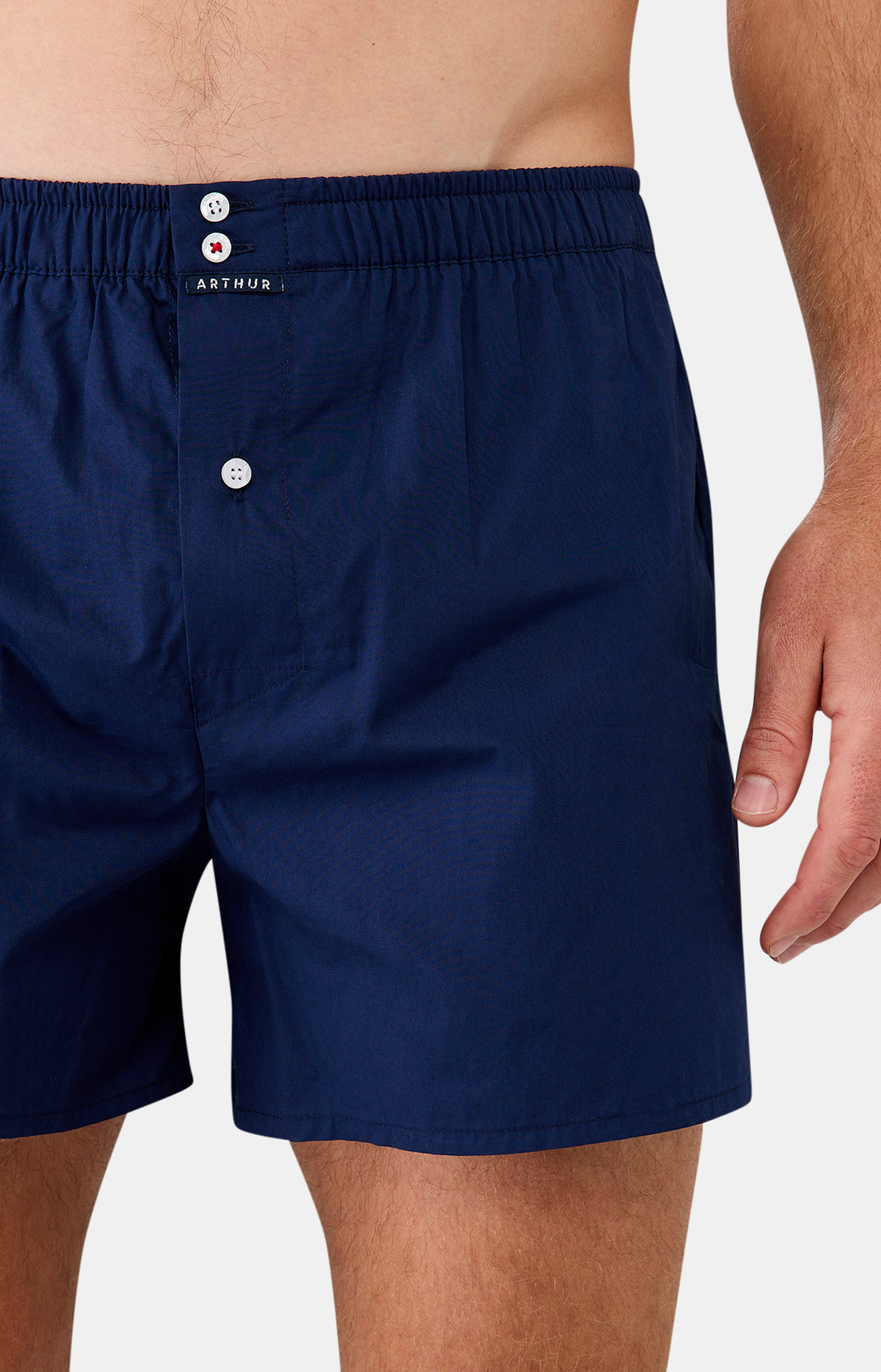 Caleçon avec suspensoir Homme Le Club n°010 Marine 2