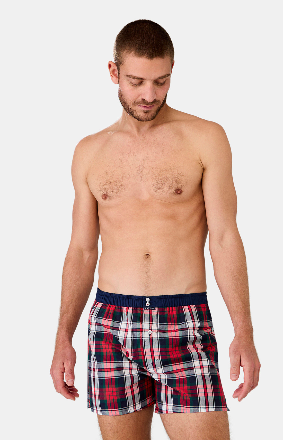 Caleçon avec suspensoir Homme Le Club n°011 Rouge 1