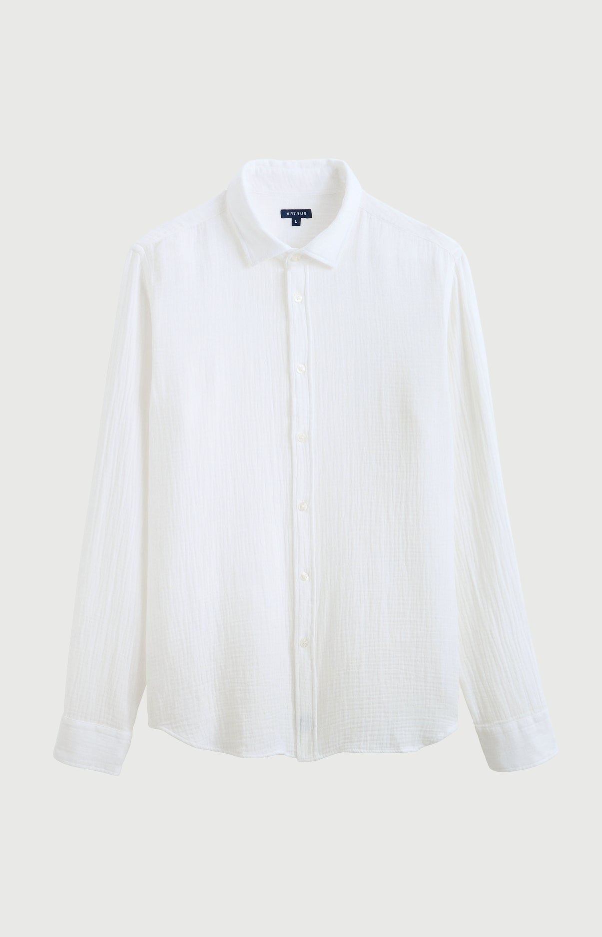 Chemise Homme White Manches longues Couleur BLANC 3