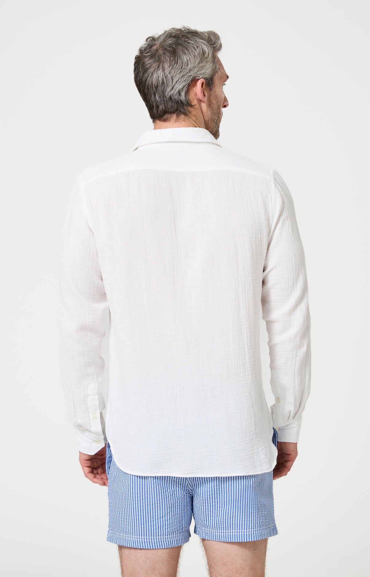 Chemise Homme White Manches longues Couleur BLANC 5
