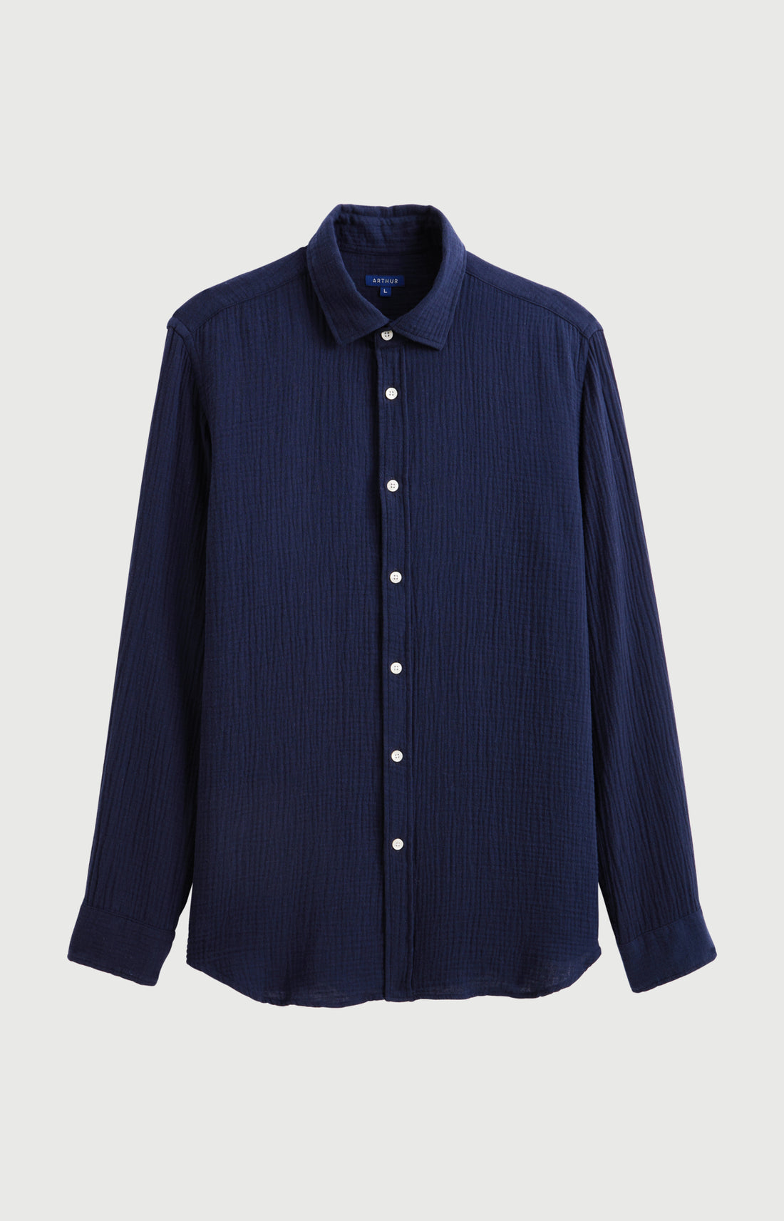 Chemise Homme Marina Manches longues Couleur MARINE 3