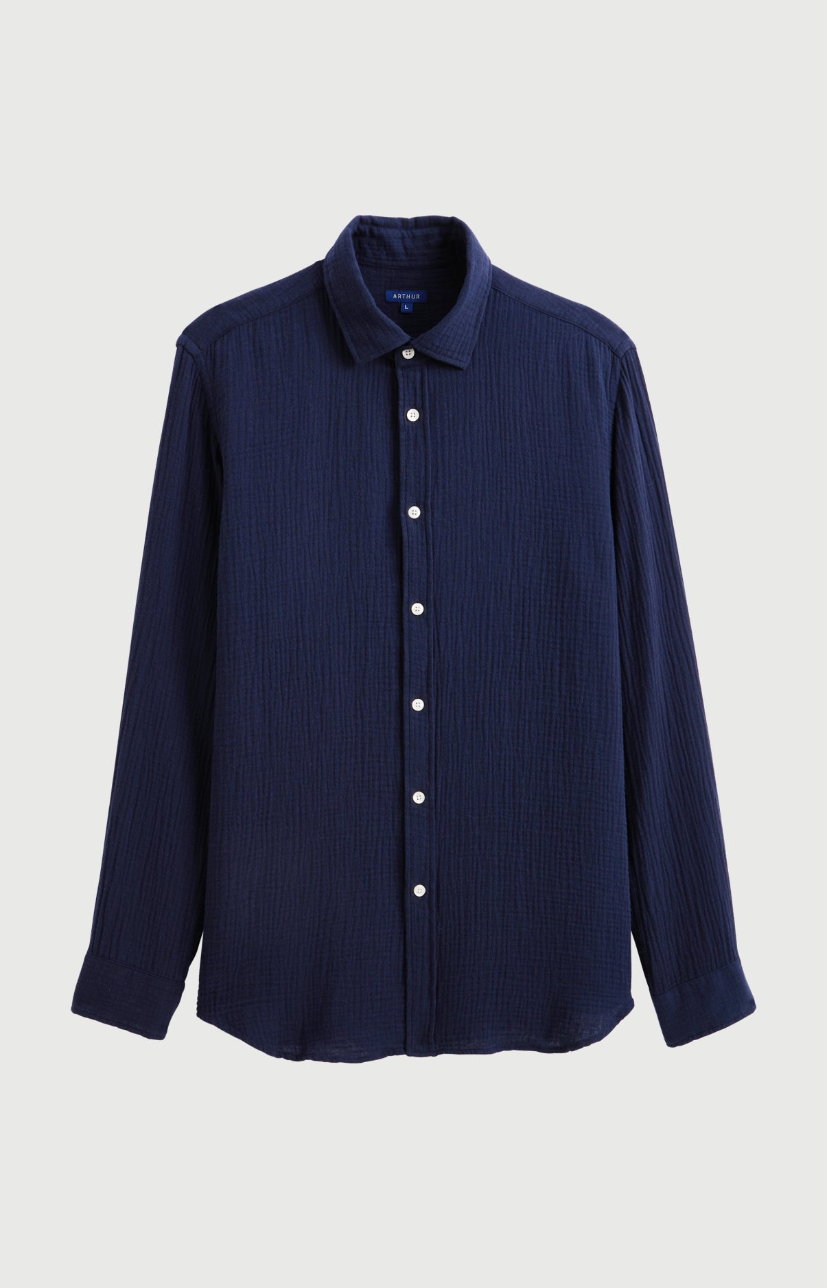 Chemise Homme Marina Manches longues Couleur MARINE 3