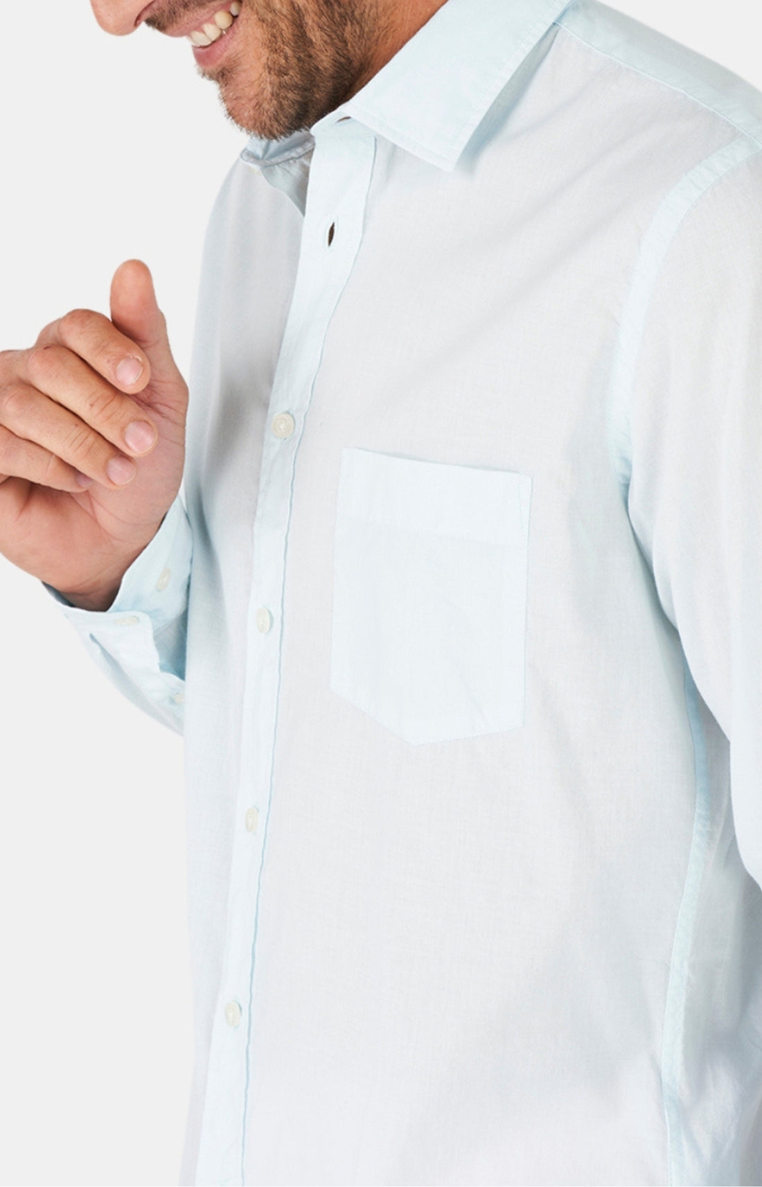 Chemise manches longues Voile de coton 2