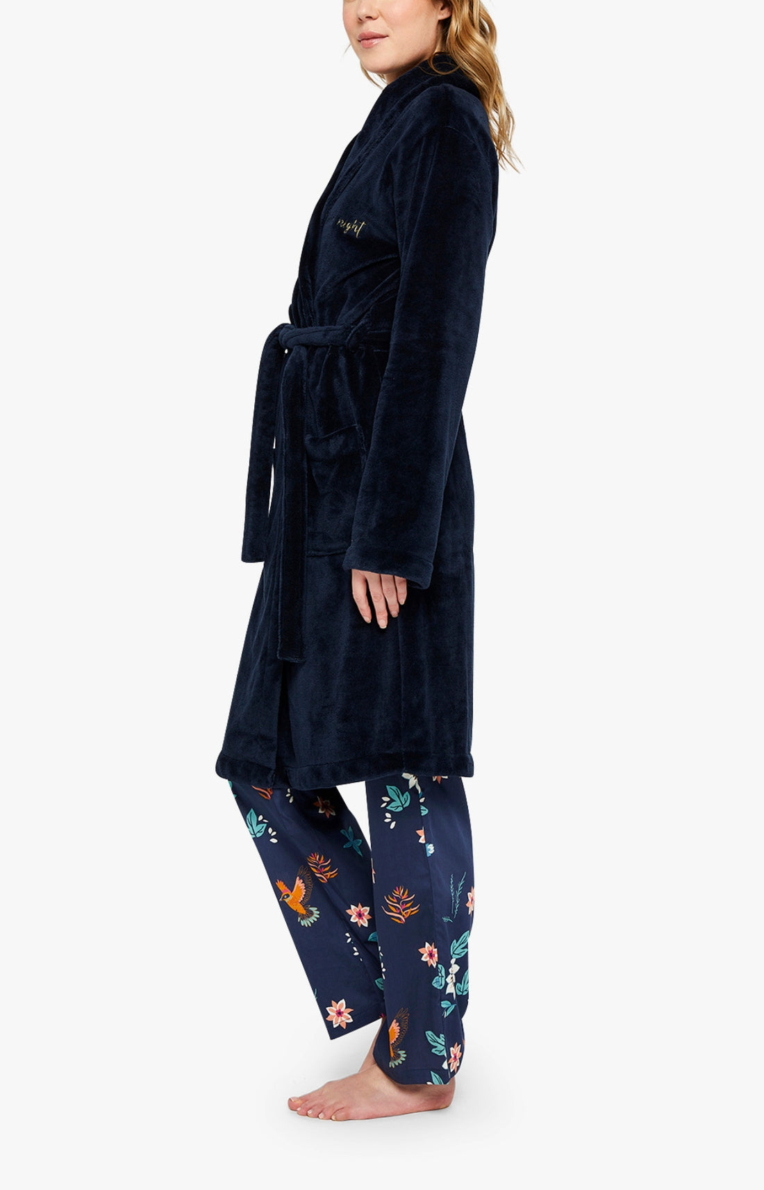 Robe de Chambre Femme polaire Marine 6