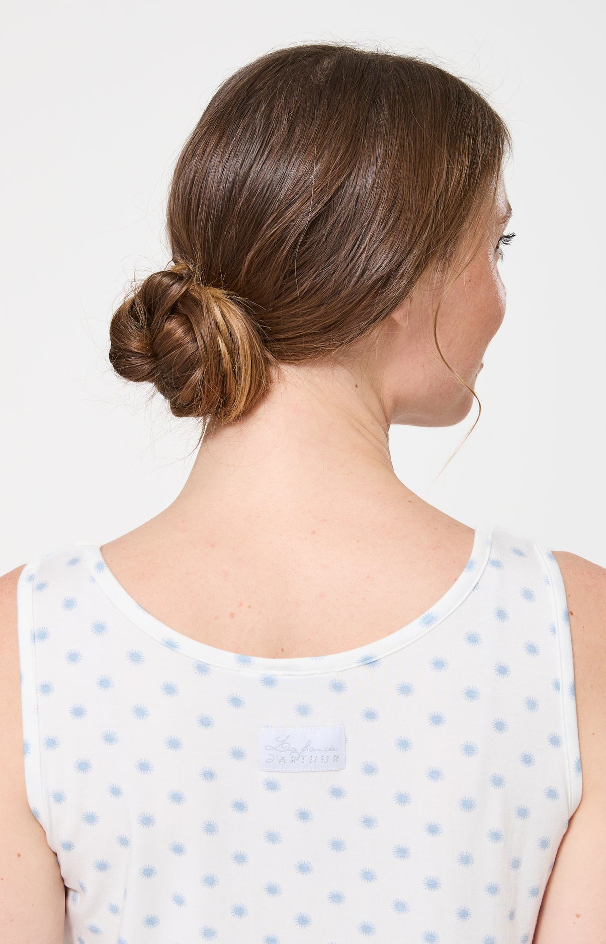 Haut Femme Soleil Bretelles fines Imprimé soleils oranges 7