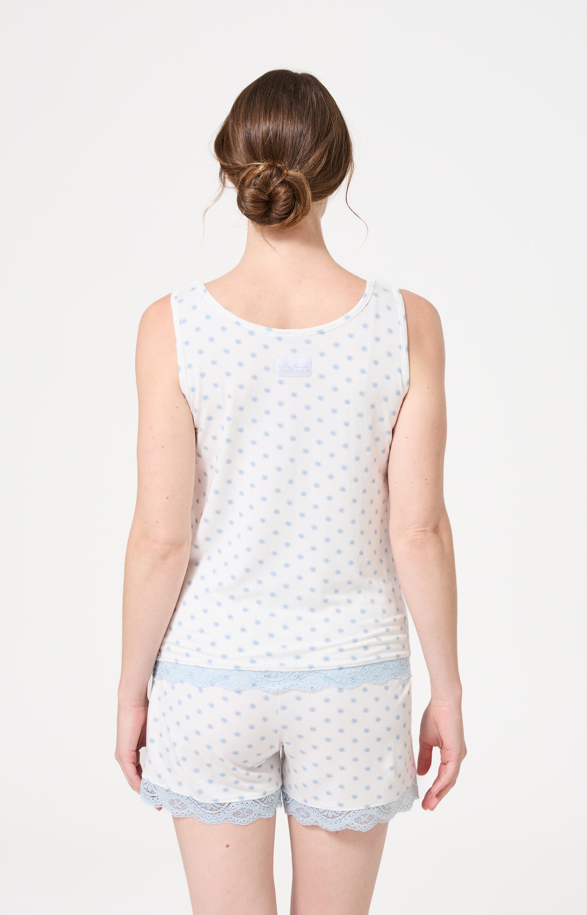 Haut Femme Soleil Bretelles fines Imprimé soleils oranges 6