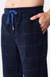 Pyjama long Femme Polaire Windsor Marine 6
