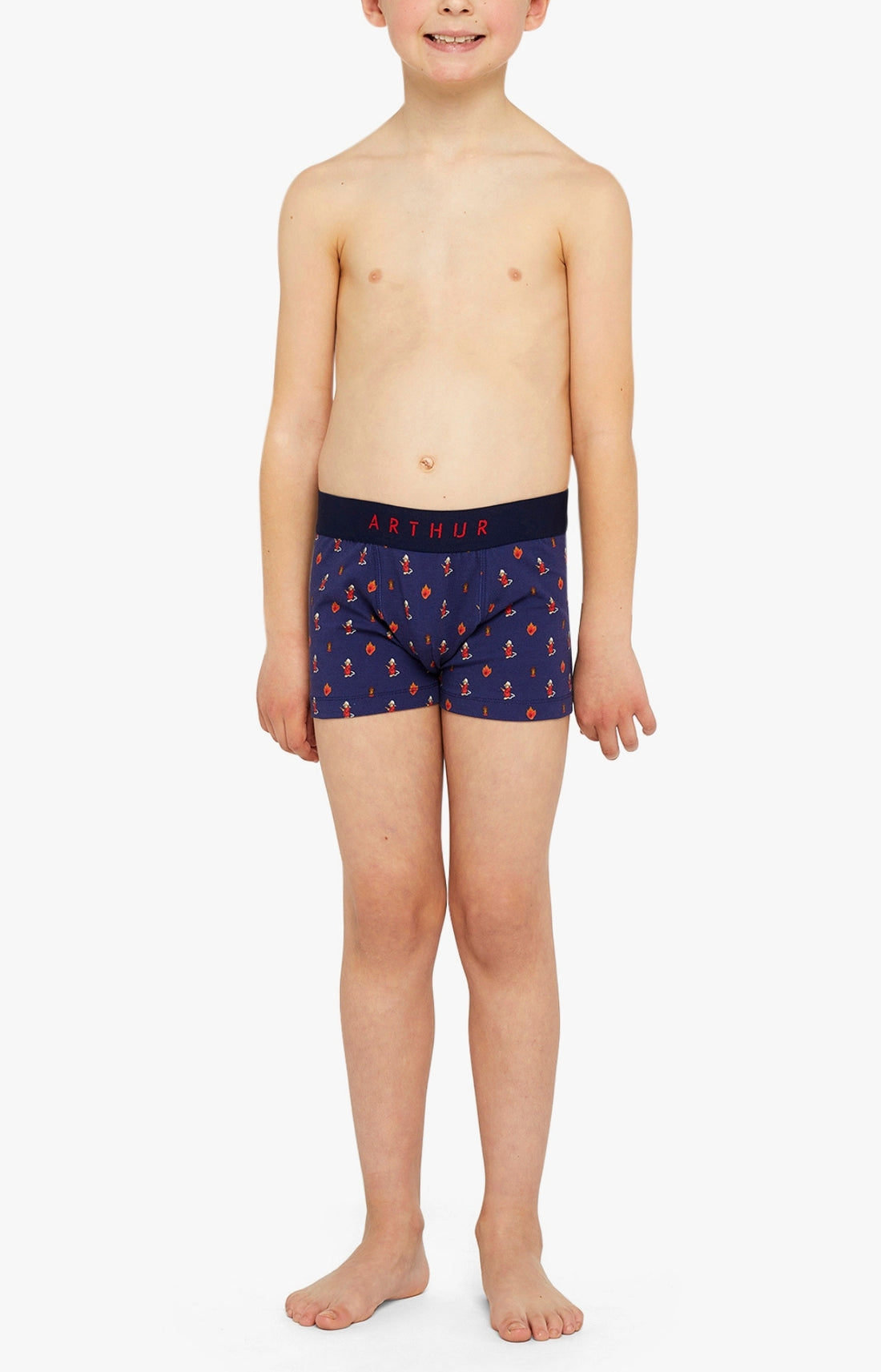 Boxer Enfant On Fire Marine 1