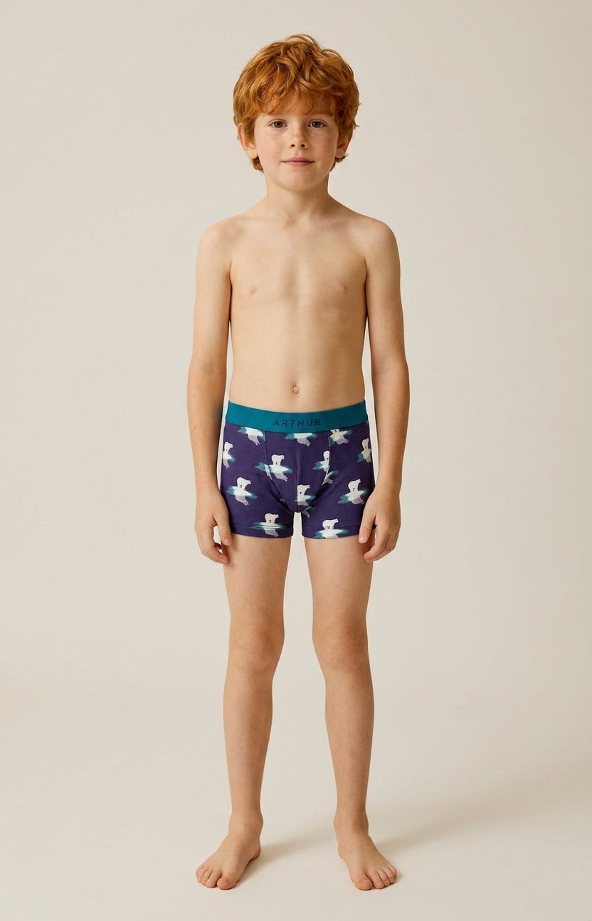 Boxer enfant en jersey de coton - Pôle position