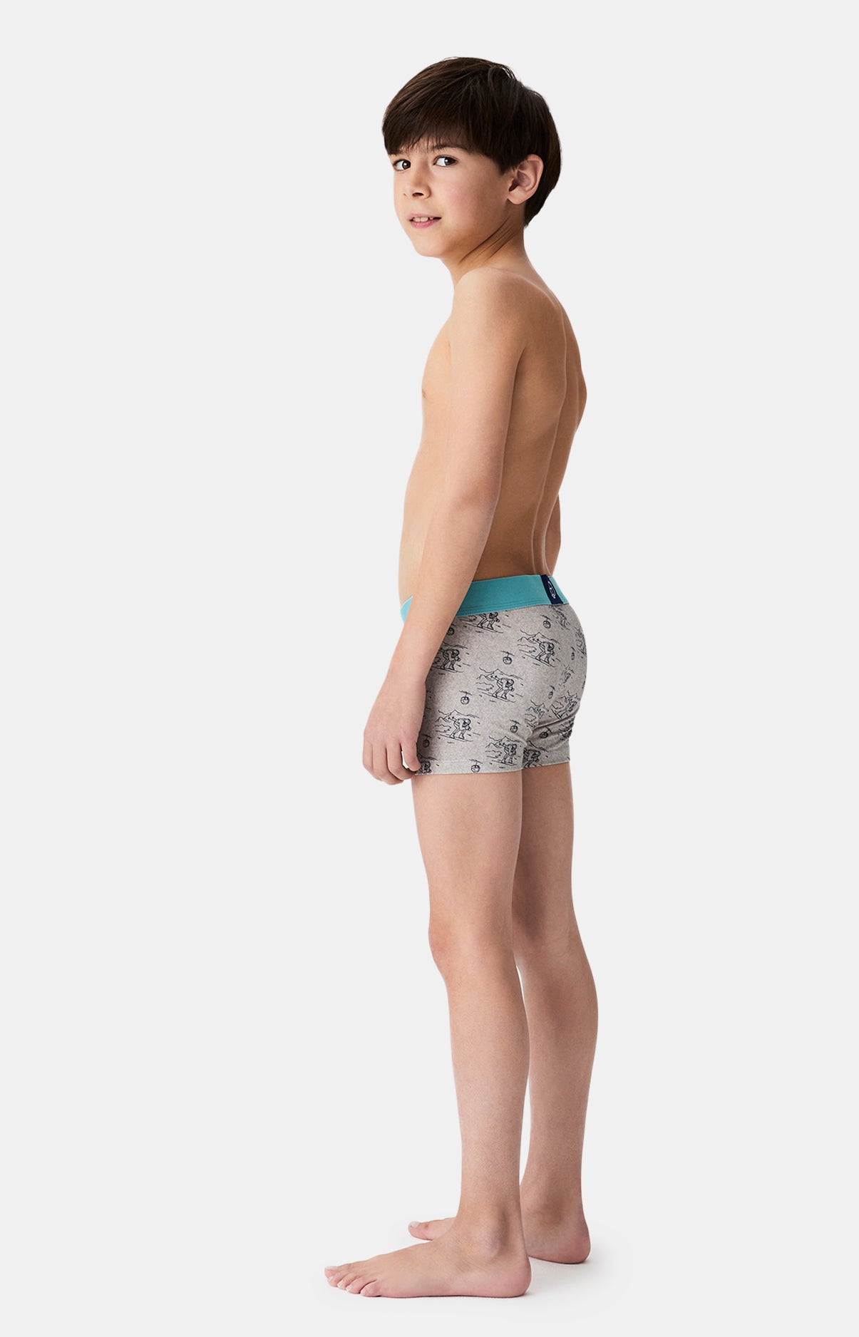 Boxers enfant Tout schuss GRIS 2