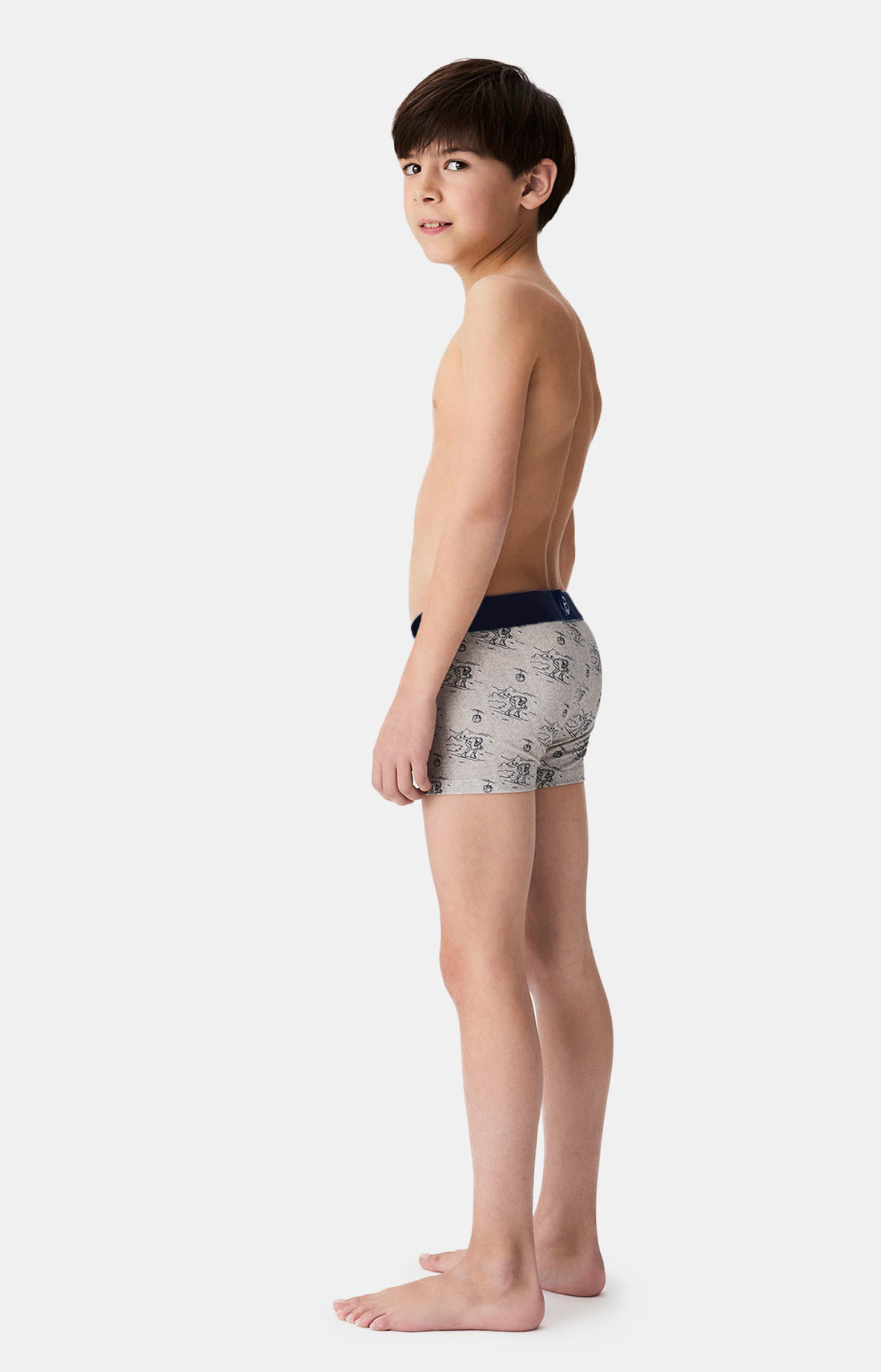 Boxers enfant Tout schuss GRIS 2