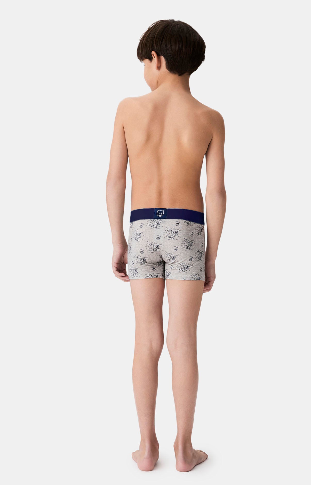 Boxers enfant Tout schuss GRIS 4