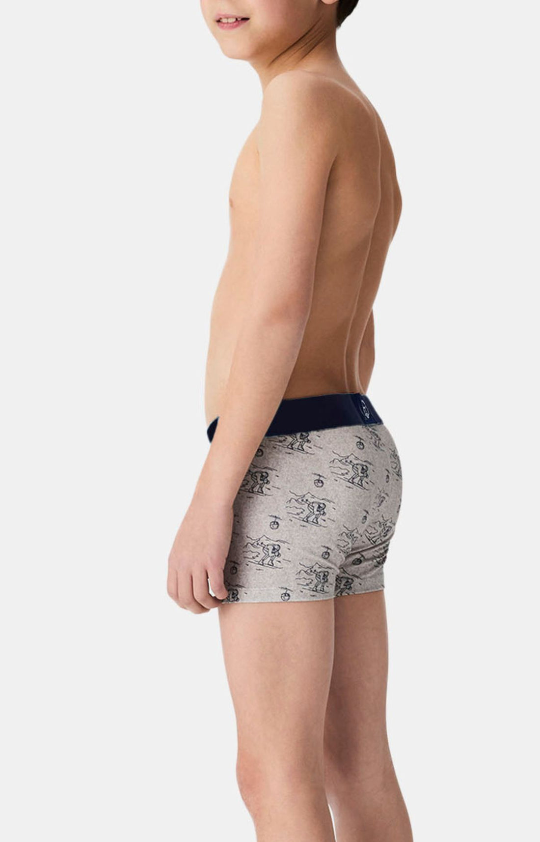 Boxer enfant en jersey de coton - Tout schuss