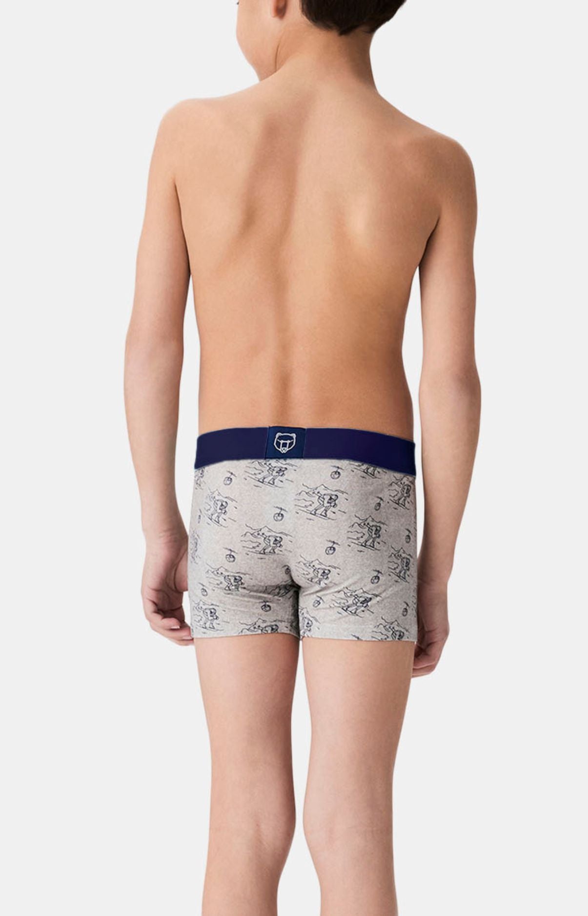 Boxer enfant en jersey de coton - Tout schuss