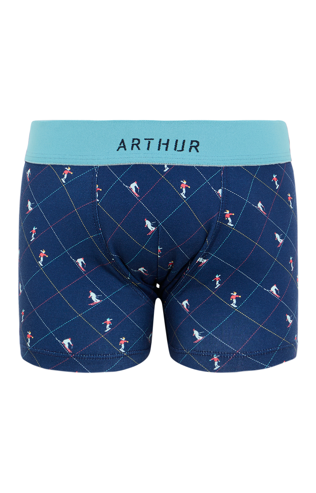 Boxers enfant Ski MARINE 3